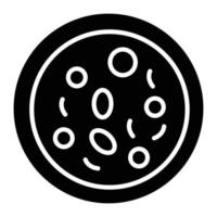 icône de glyphe de cellules vecteur