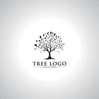 création de logo d'arbre vecteur