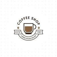 logo du café vecteur