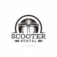 création de logo vectoriel scooter