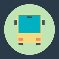 concepts de bus à la mode vecteur