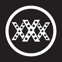 Symbole de symbole icône XXX