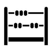 icône de glyphe de boulier vecteur
