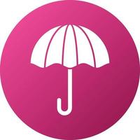 style d'icône de parapluie vecteur