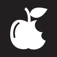 Signe symbole icône Apple vecteur