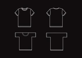 modèles de conception de t-shirt vecteur