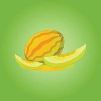 vecteur gratuit de fruits de melon