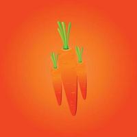 vecteur libre de carotte