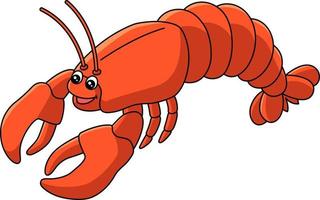 homard dessin animé couleur clipart illustration vecteur