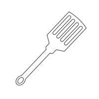 icône de spatule de cuisine vecteur