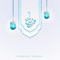 concept d'illustration vectorielle de carte de voeux ramadan kareem islamique de la religion arabe, sourate du coran. fête du ramadan. vecteur