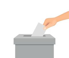 voter modèle de fond de bannière électorale pour votre conception vecteur
