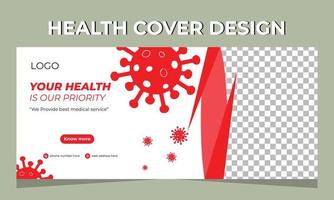 vente de conception de bannière créative et soins de santé à télécharger vecteur