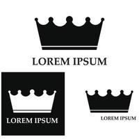 ensemble d'icônes de couronne. collection de couronnes pour le leadership des champions gagnants. éléments vectoriels isolés pour l'hôtel de jeu d'étiquette de logo une conception d'application. couronne de princesse roi reine royale. vecteur