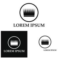 ensemble d'icônes de couronne. collection de couronnes pour le leadership des champions gagnants. éléments vectoriels isolés pour l'hôtel de jeu d'étiquette de logo une conception d'application. couronne de princesse roi reine royale. vecteur