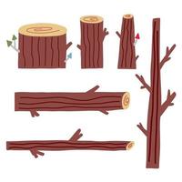définir des branches de souches en bois