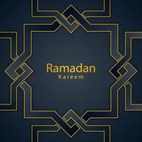 graphique vectoriel du fond de ramadan kareem pour carte de voeux, papier peint et autres.