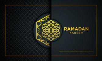 fond de ramadan kareem avec ornement islamique sur fond violet. illustration vectorielle. vecteur