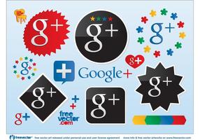 Google plus logo vectoriel