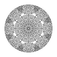 vecteur rond cercle abstrait. style mandala.