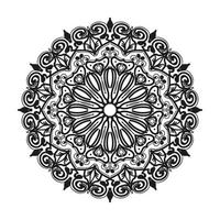 mandala dessiné à la main. décoration en ornement de doodle oriental ethnique. vecteur