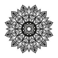 mandala dessiné à la main. décoration en ornement de doodle oriental ethnique. vecteur