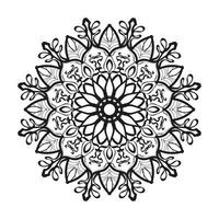 mandala dessiné à la main. décoration en ornement de doodle oriental ethnique. vecteur