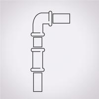 tuyaux icône symbole signe vecteur