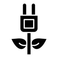 icône de glyphe de puissance vecteur