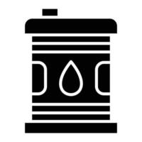 icône de glyphe de carburants vecteur