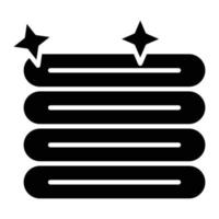 icône de glyphe de service de blanchisserie vecteur