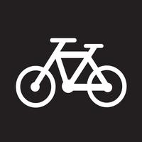 Signe de symbole icône vélo vecteur