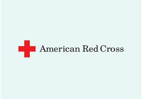 Logo de la Croix-Rouge américaine vecteur