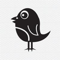 Signe symbole icône oiseau vecteur