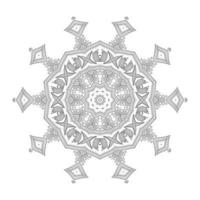 beau vecteur de mandala d'art en ligne pour la conception