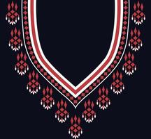 décolleté ethnique, géométrique, tribal, oriental, traditionnel, conception de collier pour les femmes de la mode vecteur