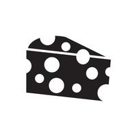 icône de fromage en vecteur. logotype vecteur