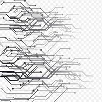 circuit électrique avec fond png vecteur