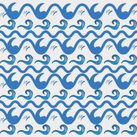 design de fond des vagues de l&#39;océan naturel vecteur