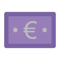 notions de billets en euros vecteur