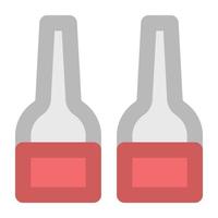 concepts de bouteilles de boisson vecteur