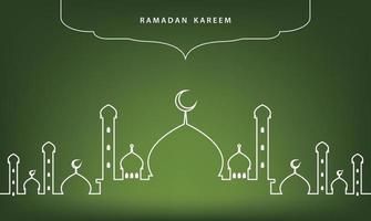 réaliste ramadan kareem plat eid al-fitr illustration moubarak papier peint hari raya aidilfitri vecteur