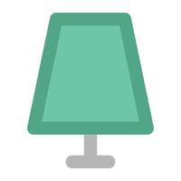 concepts de lampe de table vecteur