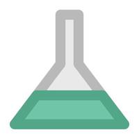 concepts de fiole conique vecteur