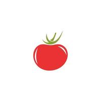 icône de tomate logo design illustration vectorielle vecteur