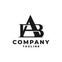 logo monogramme lettre ab, bon pour le logo de la mode ou toute entreprise. vecteur