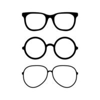 lunettes icône illustration vectorielle