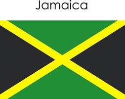 icône du drapeau national de la jamaïque vecteur