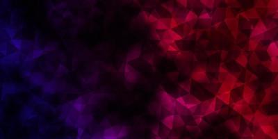 disposition vectorielle violet foncé, rose avec des lignes, des triangles. vecteur