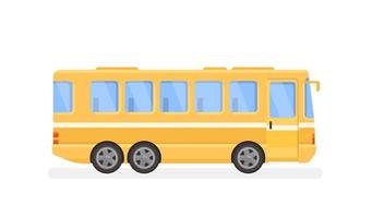 illustration vectorielle de bus de ville dans un style plat moderne vecteur